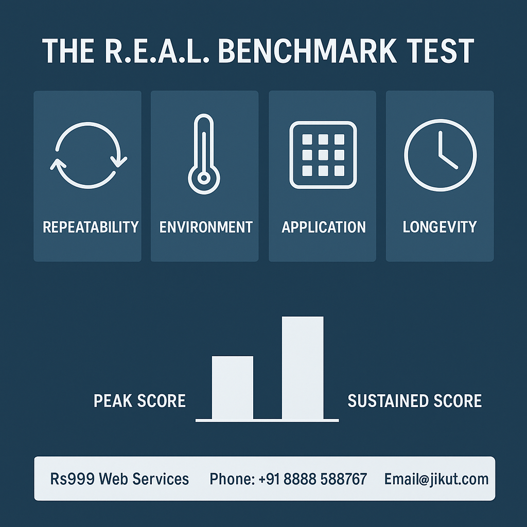 Infographic for Why Synthetic Benchmark Scores in Tech Reviews Are Quietly Lying to You